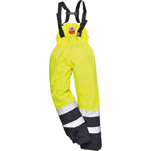 Kalhoty Hi-Vis Multi-Protection, modr/lut, vel. XL