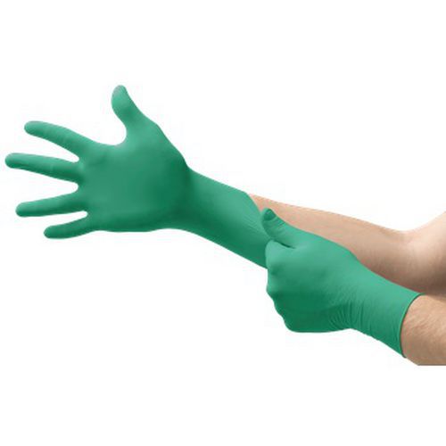 Jednorzov nitrilov rukavice Ansell Touch NTuff 92-500, zelen