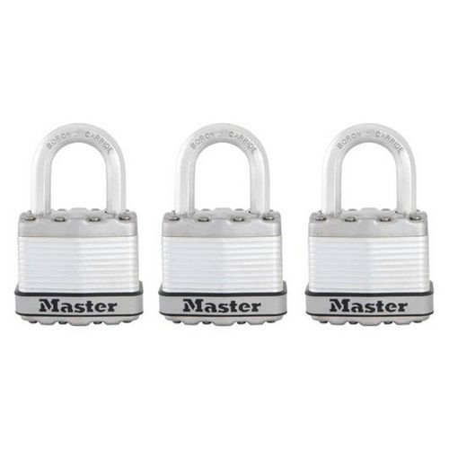 Set titanových visacích zámků Master Lock Excell 45mm, 3ks