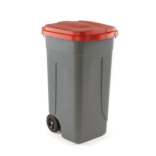 Plastov popelnice Cheriff na tdn odpad, 100 l, ed/erven - Kliknutm na obrzek zavete