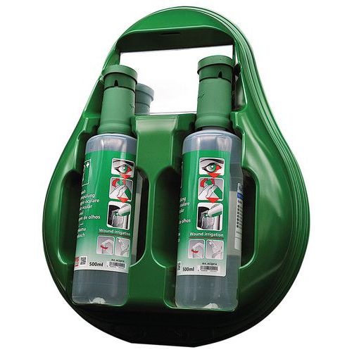 Stanice na dvě láhve očního roztoku, 500 ml Manutan Stanice na dvě láhve očního roztoku, 500 ml Manutan