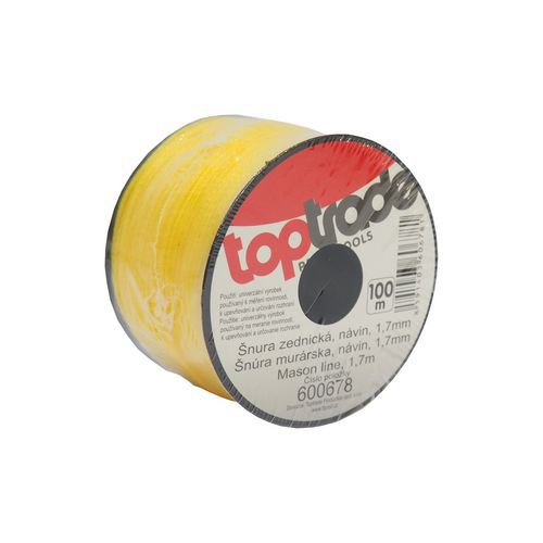 TOPTRADE ra zednick PE, 1,7 mm x 100 m, lut