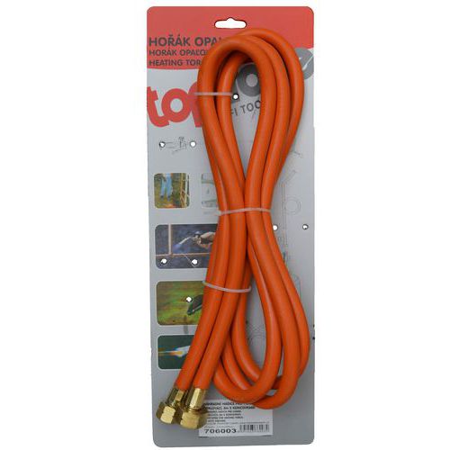 TOPTRADE hadice pro hoky PB, s koncovkami, 3 m