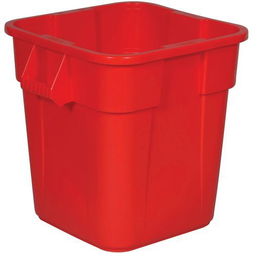 Plastov kontejner Rubbermaid Square, objem 106 l, erven