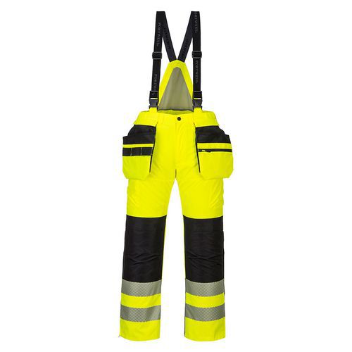 PW3 Hi-Vis zimn kalhoty, ern/lut, normln, vel. M