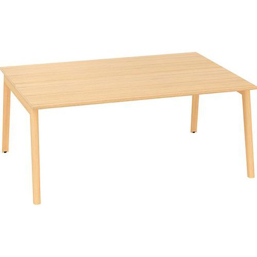 Kancelsk stl Bench Alfa Root, 180 x 160 x 74,2 cm, dub