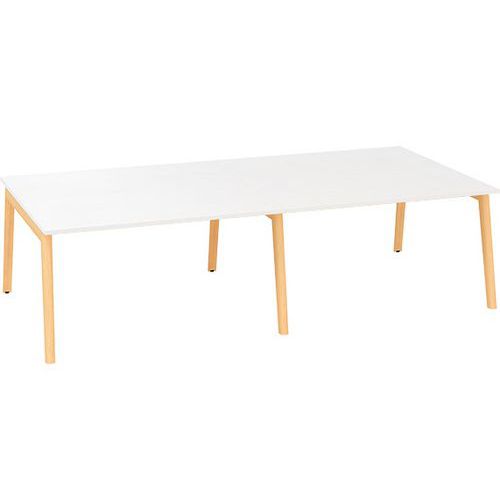 Kancelsk stl Bench Alfa Root, 280 x 160 x 74,2 cm, bl