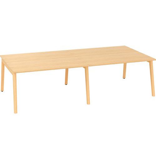 Kancelsk stl Bench Alfa Root, 280 x 160 x 74,2 cm, dub