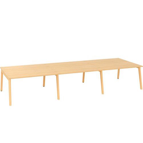 Kancelsk stl Bench Alfa Root, 420 x 160 x 74,2 cm, dub