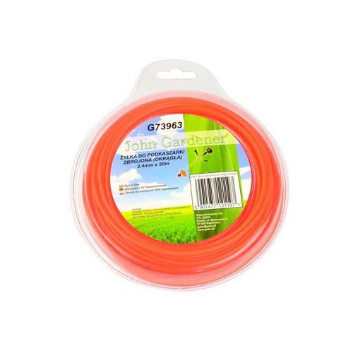 Struna do sekaky zeslen, 2,4mm, 50m, kulat profil, nylon GEK