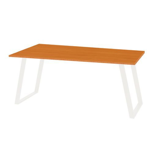 Kancelsk stl Shape, 200 x 80 x 75 cm, rovn proveden, tee