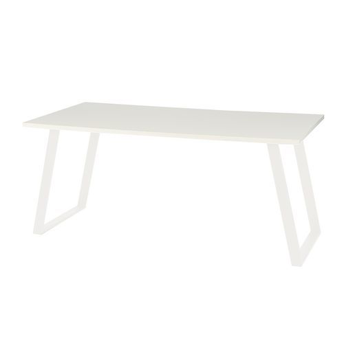 Kancelsk stl Shape, 140 x 80 x 75 cm, rovn proveden, bl