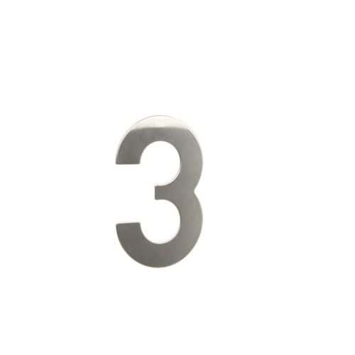 Nerezov slo ve 2D proveden, vka 145 mm, znak "3"