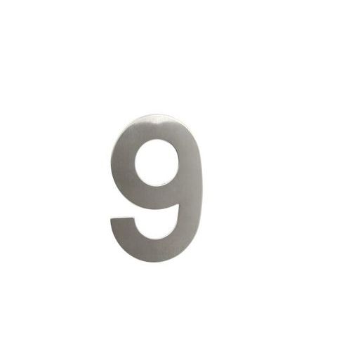 Nerezov slo ve 2D proveden, vka 145 mm, znak "9"